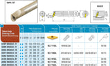 A12K SVUCL 07 AKKO Bohrstange ø 12 mm für VC.T. 0702..
<br/>links, 93° Anstellwinkel, mit Innenkühlung