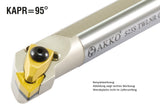 A50U TWLNR 08 AKKO Bohrstange ø 50 mm für WNM. 0804..<br/>rechts, 95° Einstellwinkel, mit Innenkühlung