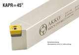 SSDCN 2020 K12 AKKO Außen-Drehhalter 45° für SC.T 1204..
<br/>neutral Schaft 20 x 20 mm