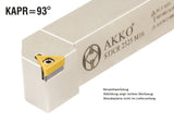 STJCR 0808 E09 AKKO Außen-Drehhalter 93° für TC.T 0902..
<br/>rechts Schaft 08 x 08 mm