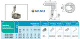 <strong>AKKO</strong>-Werkzeuge für Ventilsitzbearbeitung, ø-Bereich = 26-56 mm<br/>