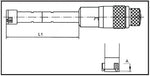 Satz 3-Punkt-Innenmessschraube DIN 863, 50-100 mm, Fabrikat OWT, Artikel-Nr.31556