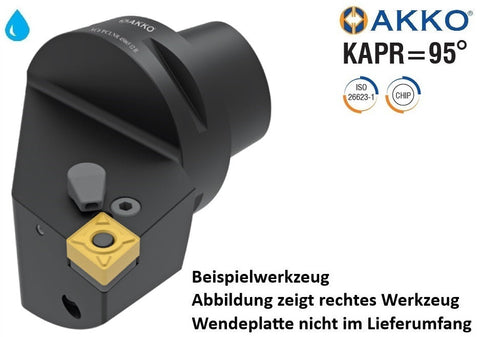 AC6 PCLNL 45065 12 H AKKO Monoblock-Drehhalter links
<br/>Polygonschaft kompatibel mit Capto 6