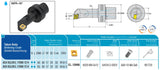 AC5 SCLCL 17090 12 H AKKO Monoblock-Drehhalter links
<br/>Polygonschaft kompatibel mit Capto 5