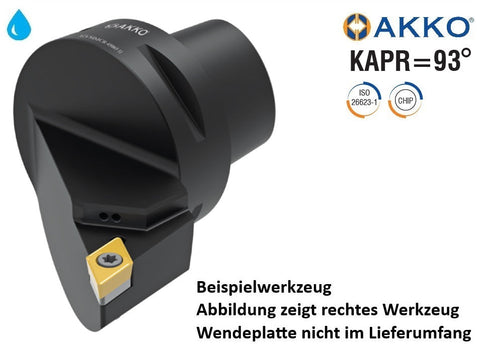 AC5 SDJCR 35060 11 H AKKO Monoblock-Drehhalter rechts
<br/>Polygonschaft kompatibel mit Capto 5