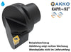 AC4 SDJCR 27050 11 H AKKO Monoblock-Drehhalter rechts
<br/>mit Polygonschaft, Schneidkopf kompatibel mit Capto 4