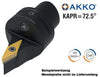 AC5 SVVBN 00060 16 AKKO Monoblock-Drehhalter neutralmit Polygonschaft, Schneidkopf kompatibel mit Capto 5