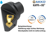 AC8 TCLNL 55080 16 H AKKO Monoblock-Drehhalter links
<br/>mit Polygonschaft, Schneidkopf kompatibel mit Capto 8