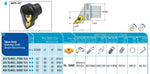 AC4 TDJNR 27060 15 H AKKO Monoblock-Drehhalter rechts
<br/>Polygonschaft kompatibel mit Capto 4