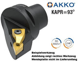 AC5 TDJNL 35060 11 H AKKO Monoblock-Drehhalter links
<br/>mit Polygonschaft, Schneidkopf kompatibel mit Capto 5
