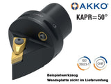 AC4 TDNNN 00050 11 H AKKO Monoblock-Drehhalter neutral
<br/>mit Polygonschaft, Schneidkopf kompatibel mit Capto 4
