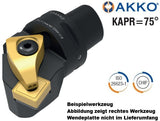 AC8 TSKNR 55080 19 H AKKO Monoblock-Drehhalter rechts
<br/>mit Polygonschaft, Schneidkopf kompatibel mit Capto 8