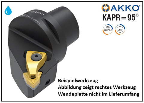 AC4 TWLNL 27060 08 H AKKO Monoblock-Drehhalter links
<br/>Polygonschaft kompatibel mit Capto 4