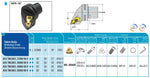 AC5 TWLNR 35060 08 H AKKO Monoblock-Drehhalter rechts
<br/>Polygonschaft kompatibel mit Capto 5