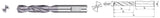 VHM-Bohrer 5xD mit Innenkühlung, Spitzenwinkel 140°, ø 3.4 mm
<br/>ZCC-CT Nr.1636SU05C, beschichtet