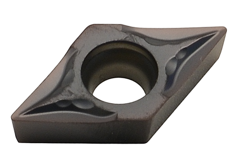 DCGT 070204-FPM1 LA317, LÖWE-Dreh-Wendeschneidplatte, positiv für Schlichtbearbeitung,
<br/>ER 0,4 mm, Hartmetallsorte für Stahl und VA