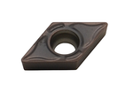 DCMT 070204-FM1 LA317, LÖWE-Dreh-Wendeschneidplatte, positiv für Schlichtbearbeitung,
<br/>ER 0,4 mm, Hartmetallsorte für VA