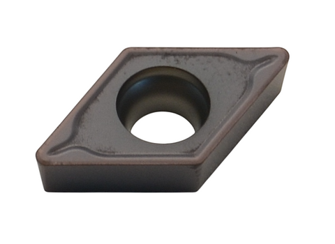 DCMT 11T308-MM1 LA317, LÖWE-Dreh-Wendeschneidplatte, positiv für Schlichtbearbeitung,
<br/>ER 0,8 mm, Hartmetallsorte für VA
