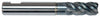 VHM-HPC-Fräser, ø = 16 mm, ZCC-CT, Schneidenlänge H = 32 mm, Gesamtlänge L = 92 mm, ungleiche Teilung mit 38°/41°-Spirale, Z=4, KMG406<br/>Halsfreistich, Weldonschaft ø 16