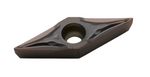 VCGT 110304-FPM1 LA317, LÖWE-Dreh-Wendeschneidplatte, positiv für Schlichtbearbeitung,
<br/>ER 0,4 mm, Hartmetallsorte für Stahl und VA
