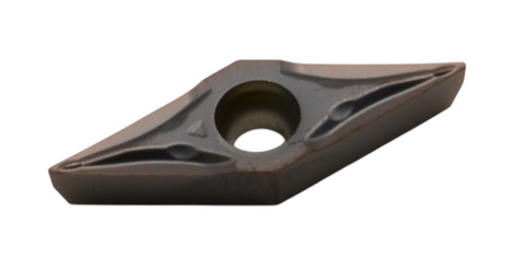 VCGT 110304-FPM1 LA317, LÖWE-Dreh-Wendeschneidplatte, positiv für Schlichtbearbeitung,
<br/>ER 0,4 mm, Hartmetallsorte für Stahl und VA
