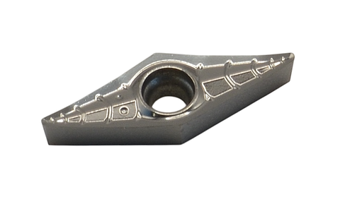 VCGX 110302-FN1 LA212, LÖWE-Dreh-Wendeschneidplatte, positiv für Schlichtbearbeitung,
<br/>ER 0,2 mm, Hartmetallsorte für Alu und NE-Metalle