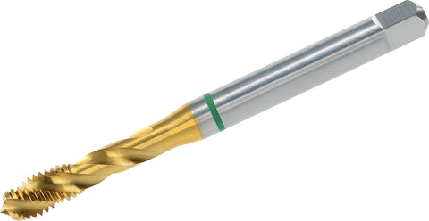 HSSE-PM-TiN Sackloch-Gewindebohrer M 8  
<br/>Völkel, TiN-beschichtet für Stahl bis 1000 N/mm2