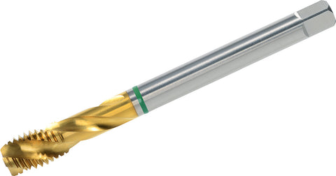 HSSE-PM-TiN Sackloch-Gewindebohrer M 16  
<br/>Völkel, TiN-beschichtet für Stahl bis 1000 N/mm2