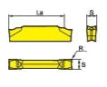 ZTGD0404-MM YB9320, Stechplatte, Hersteller ZCC-CT,  2-schneidig