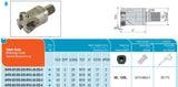 AHFM-SD1205-D32-M16-L40-Z03-H AKKO Hochvorschub-Wechselkopf ø32 mm<br/>Gewindeanschluss M16, LF=40 mm, Z=3