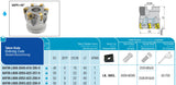 AHFM-LN06-D063-A22-Z08-H AKKO Hochvorschub-Aufsteckfräser ø 63 mm<br/>für LN.. 0603 Aufnahme-Ø 22 mm, LF=40 mm, ZEFP=8
