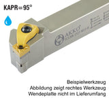 TCLNL 2525 M16-H AKKO Außendrehhalter 95° Schaft 25x25 mm, mit innerer Kühlmittelzufuhr