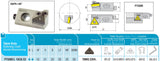 PTGNR 16CA 22 AKKO P-System Wendeplatten-Drehhalter rechts<br/>für TNMG 2204.., KAPR=90°, HF=16 mm, H=21 mm, B=20 mm, LF=63 mm