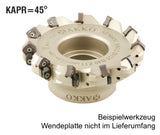 AFM45CL-SN1206-D160-C40-Z12 AKKO Planfräser 45 Grad Aufsteckfräser SN 1206 Durchmesser 160mm