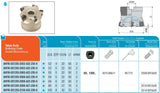 AHFM-SD1205-D063-A22-Z05-H AKKO Hochvorschub-Aufsteckfräser ø 63 mm<br/>Aufsteckbohrung ø 22 mm, LF=50 mm, Z=5