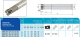 AEM90-ZN11-D25-C25-L150-Z04 AKKO Eckfräser 90° ø 25 mm<br/>Schaft ø 25 mm, LF=150 mm, Z=4