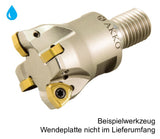 AHFM-WN09T3-D35-M16-L40-Z04-H AKKO Hochvorschub-Wechselkopffräser ø35mm M16
