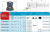 SET-ABHF-D29X40-WA16 AKKO Feinbohrkopf-Set Ø29-40 mm<br/>Schaft-Ø 16 mm, LF=50 mm, 90°, 2 Kartuschen