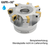 AFM90-SD09T3C-D050-A22-Z06-H AKKO Messerkopf ø50mm, Aufsteckfräser A22