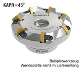 AFM45C-SN1204-D080-A27-Z07 AKKO Messerkopf 45° ø80 mm
