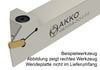 ADKT-ITI-R-2525-2-T15 AKKO Drehhalter für Außen-Stechdrehen, rechts