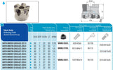 AHFM-WN0503-D050-A22-Z07-H AKKO Hochvorschub-Aufsteckfräser (Messerkopf) ø 50 mm<br/>Aufsteckbohrung ø 22 mm, Z=7, LF=50 mm, WNMU 0503..