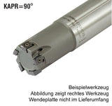 AEM90-LO10-D16-W16-L160-Z02 AKKO Wendeplatten-Schaftfräser 90° LO10