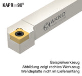 SSFCR-1212-F09 AKKO Außendrehhalter rechts 12x12 mm