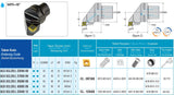 AC4 SCLCL 27050 09 AKKO Innendrehhalter links, kompatibel mit Capto C4<br/>DCONMS=40 mm, LF=50 mm, WF=27 mm, KAPR=95°