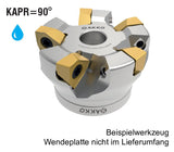 AFM90-YC09-D080-A27-Z06-H AKKO Messerkopf (Aufsteckfräser 90°) ø80mm, DCON=27mm