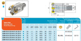 AEMR-RO10-D35-M16-L40-Z04-H AKKO S-System Wechselkopf-Fräser ø 35 mm<br/>für RO..10T3.. Gewinde M16, LF=40 mm, Z=4