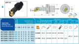 AC5 TCLNL 17090 12 H AKKO Innendrehhalter, kompatibel mit Capto C5<br/>D min.=32 mm, LF=90 mm, WF=17 mm, BD=25 mm, CRKS=M16x1.5, Ausf. L