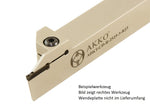 AKKO Außen-Stechhalter, kompatibel mit Ceratizit-Stechplatte GX24-0300
<br/>links, Schaft 25 x 25 mm