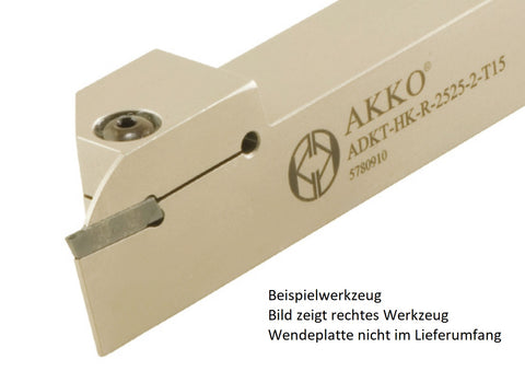 AKKO Außen-Stechhalter, kompatibel mit Horn-Stechplatte S224-4
<br/>rechts, Schaft 25 x 25 mm